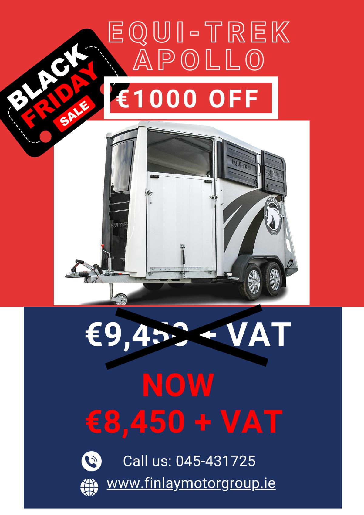 Equi-Trek Apollo €1000 OFF for the first 2 units sold!