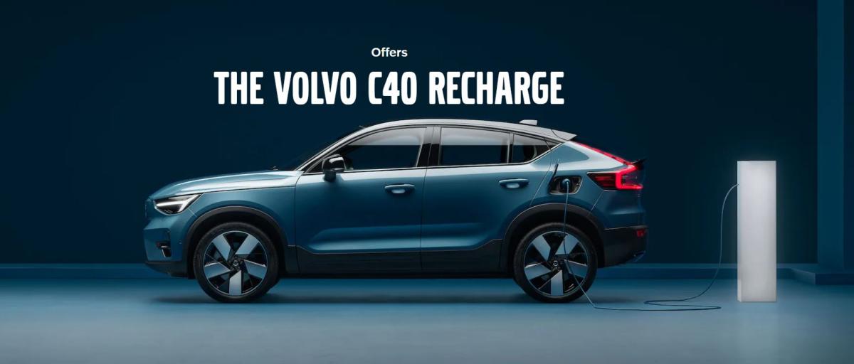 Volvo C40 Recharge at 3.95% PCP Finance