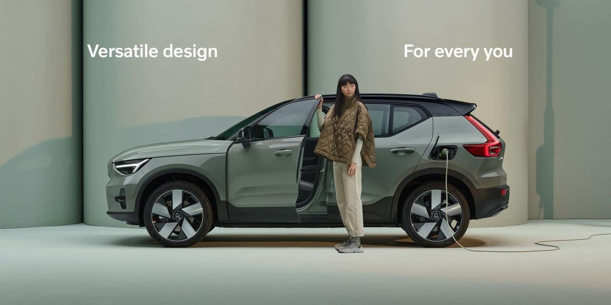 XC40 Recharge - up to
570 kilometres on a single charge