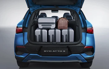 Generous trunk space